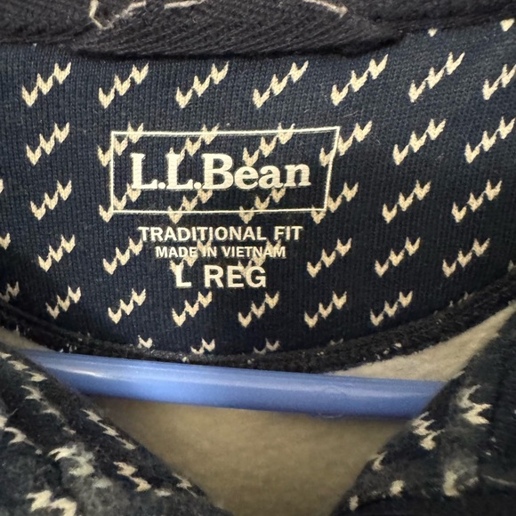LL bean quilted sweatshirt - Picture 2 of 4